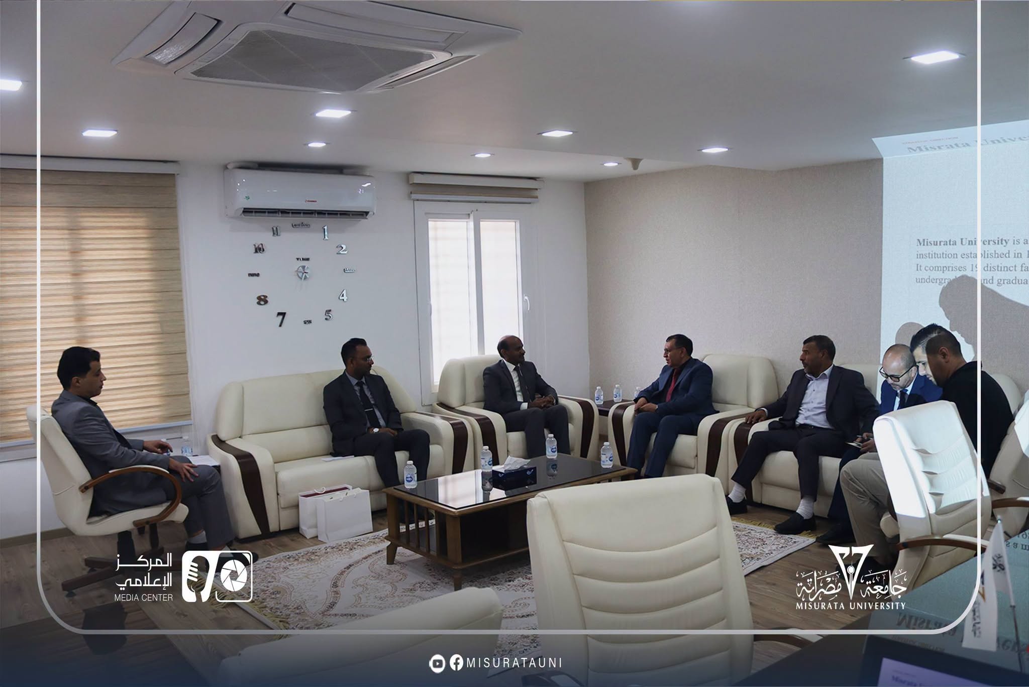 سفير جمهورية الهند يزور جامعة مصراتة لبحث سبل التعاون الأكاديمي والعلمي
