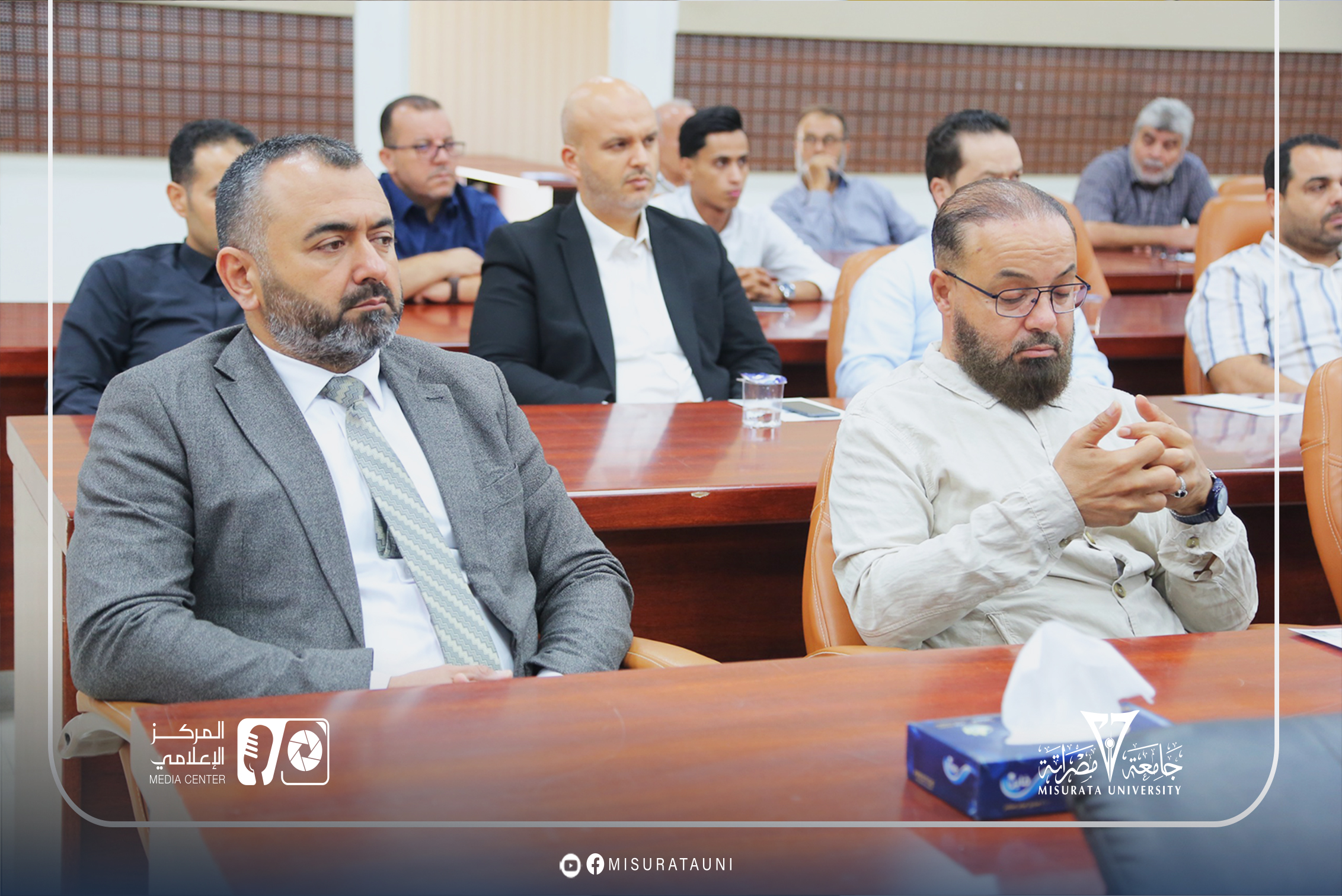 جامعة مصراتة تنظم ندوة توعوية حول الإشاعات في الفضاء الرقمي وآثارها على الفرد والمجتمع