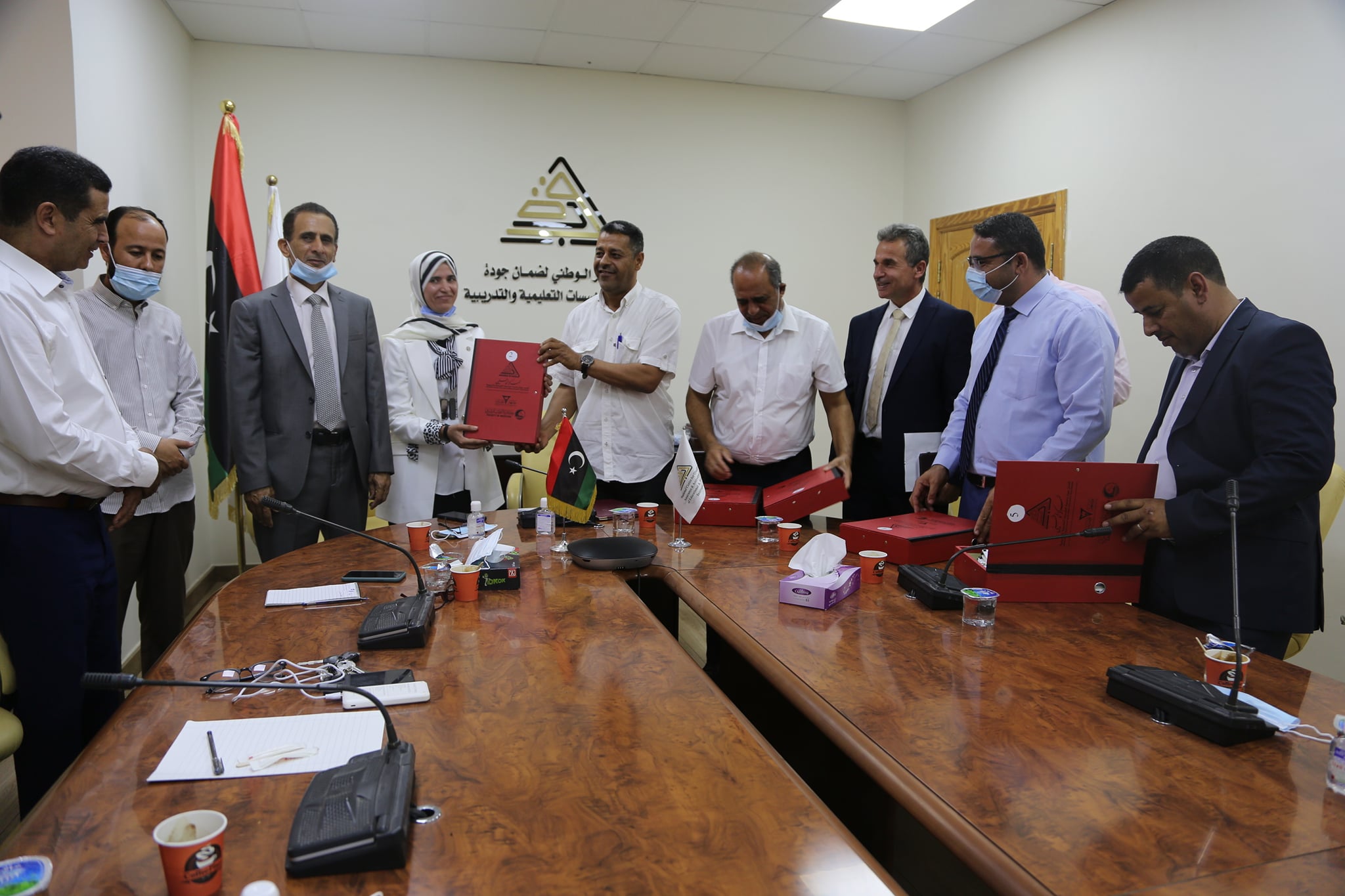 The Faculty of Medicine – Misurata University Submitted Application Files for Receiving Institutional Accreditation to the National Center for Quality Control of Educational and training Institutions
                     width=