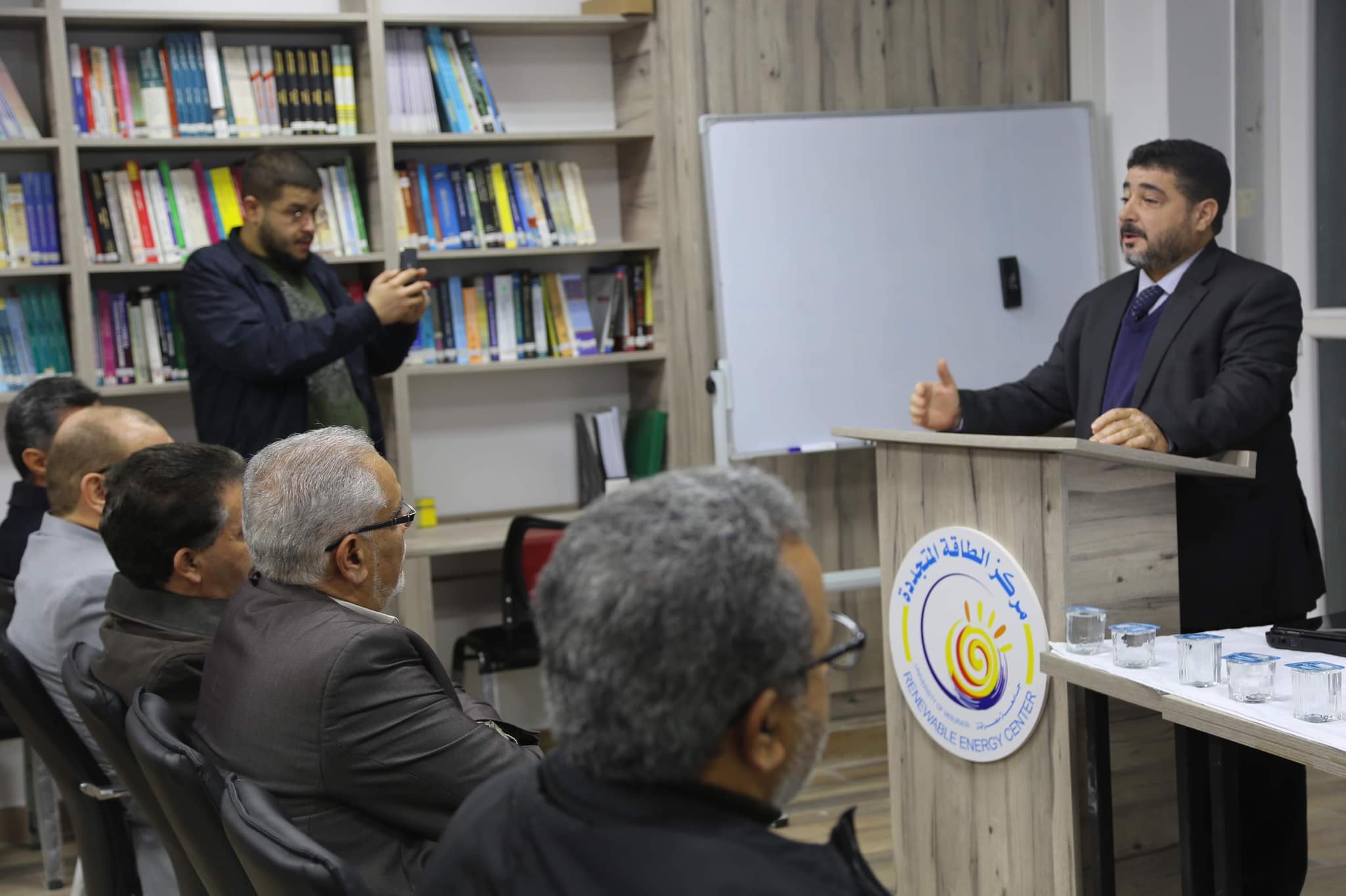 President of Misurata University on an Inspection Tour of the Renewable Energy Center of Misurata University
width=