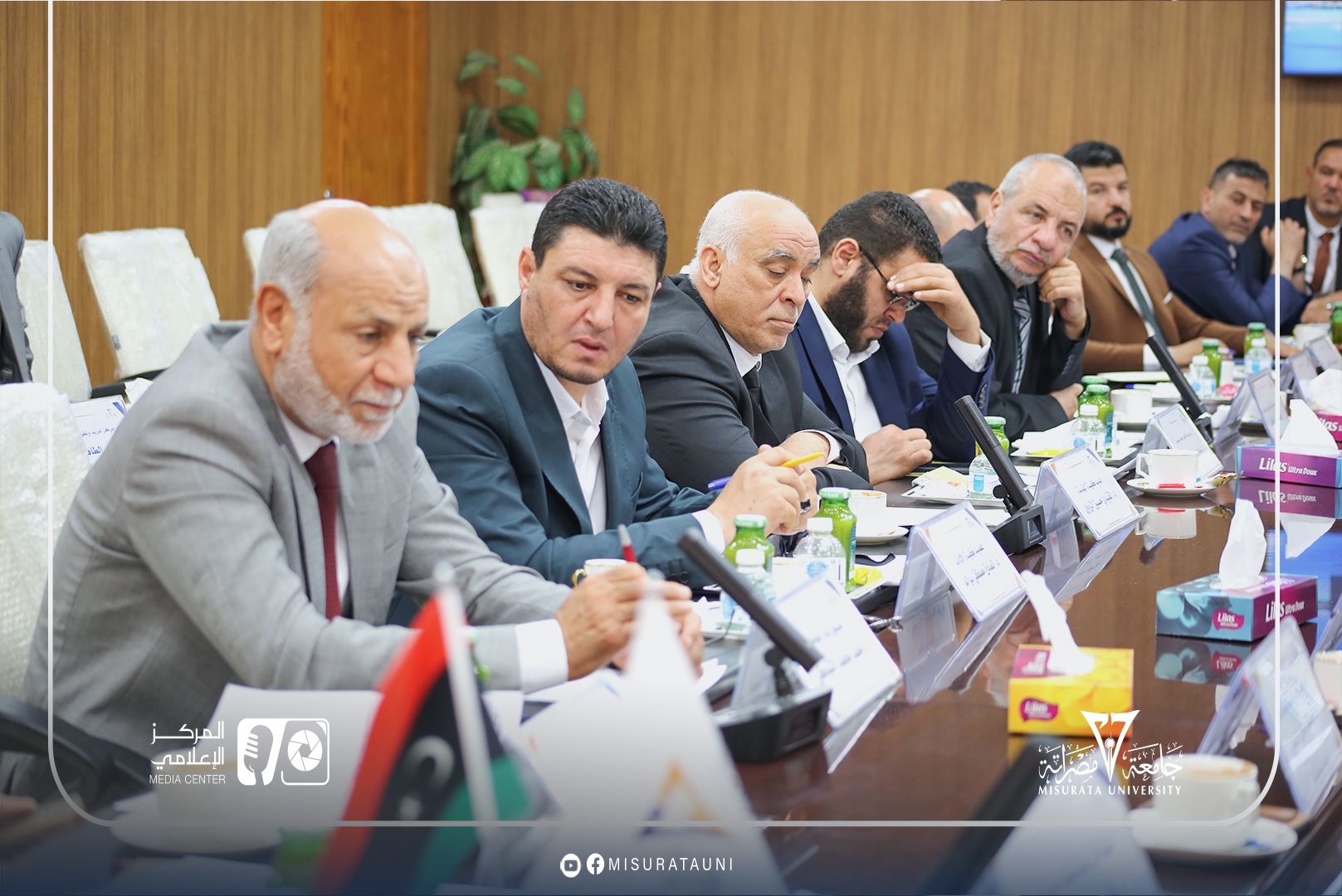 جامعة مصراتة تعقد اجتماعها العادي الرابع لمجلس الجامعة لعام 2025