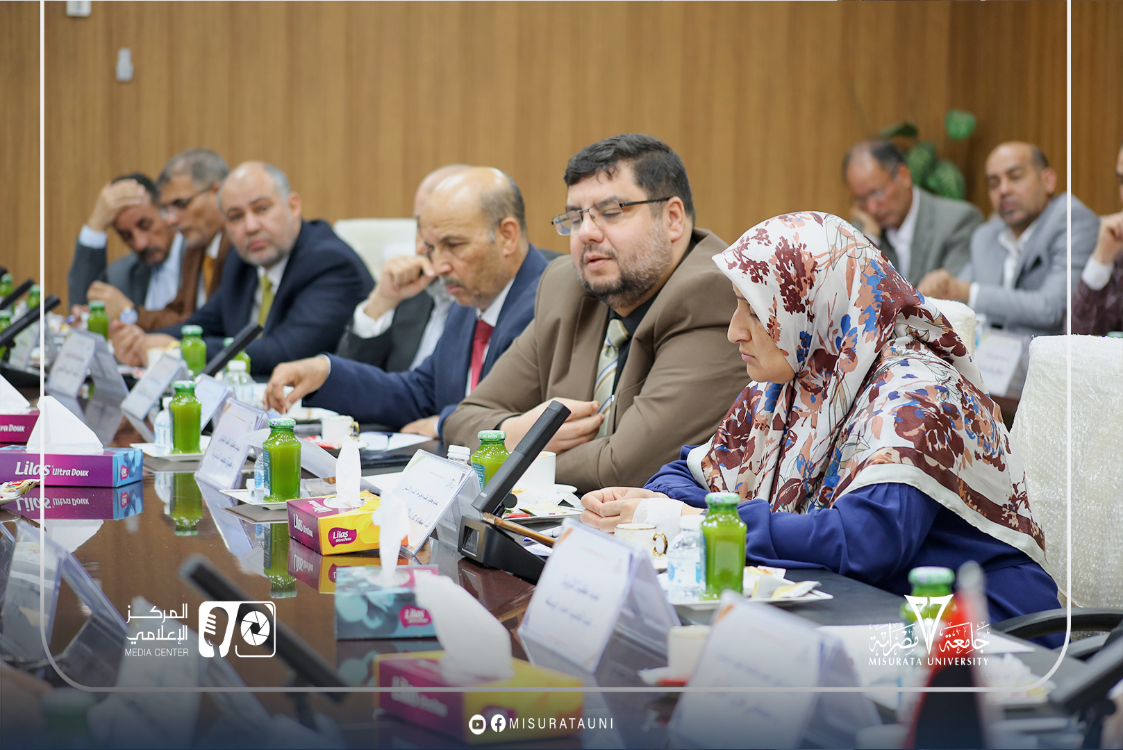 جامعة مصراتة تعقد اجتماعها العادي الرابع لمجلس الجامعة لعام 2025