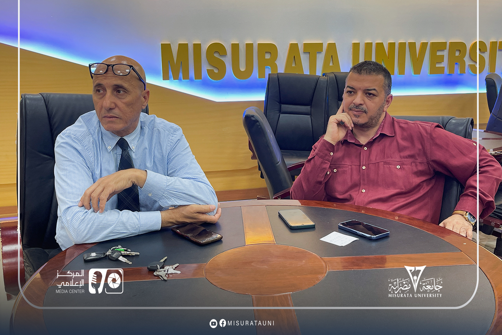 As part of the cultural season activities of the Department of Arabic Language at the Faculty of Arts at Misurata University for the spring 2025 season.
                     width=