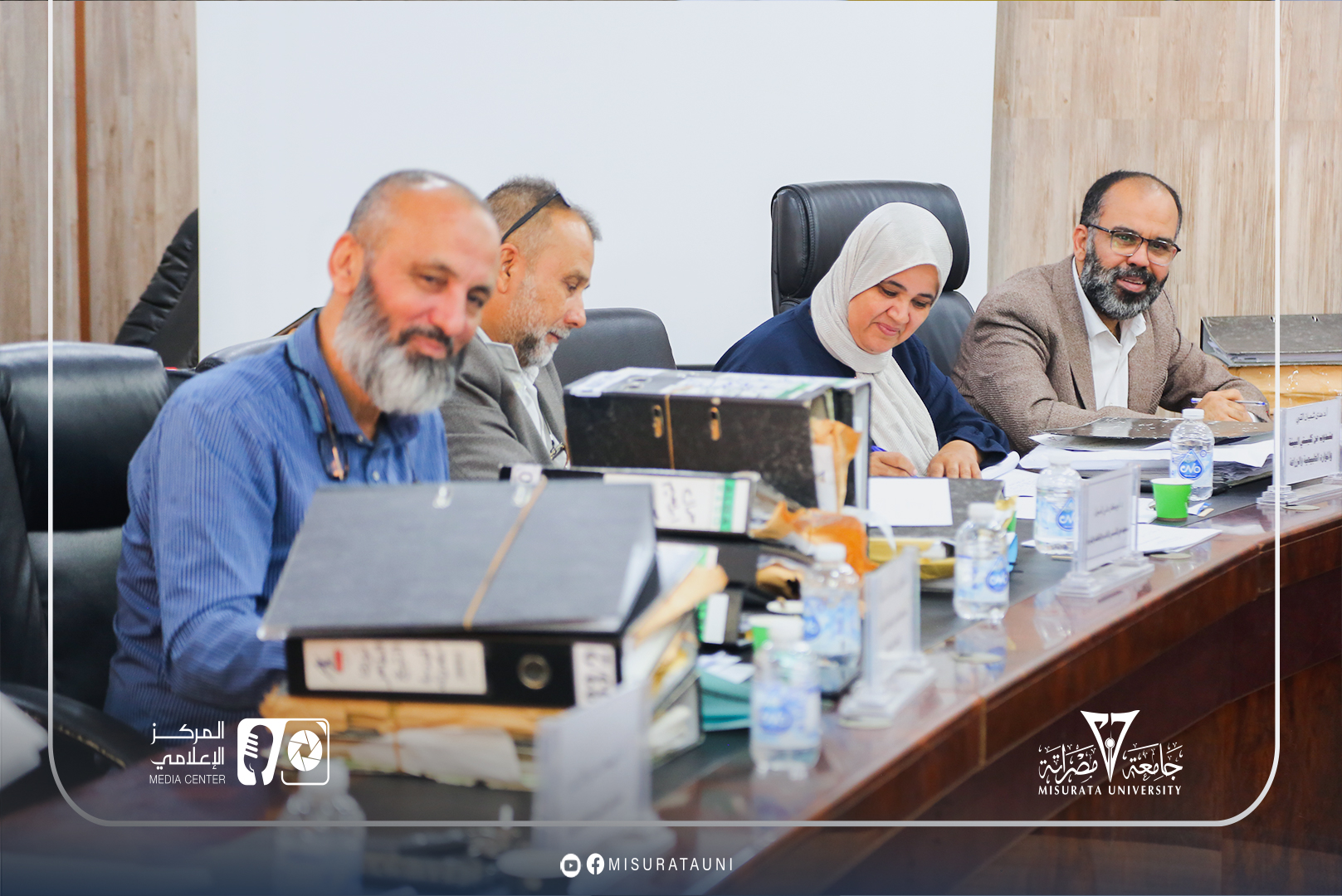 The Faculty Affairs Committee holds its fourth regular meeting at Misrata University
                     width=