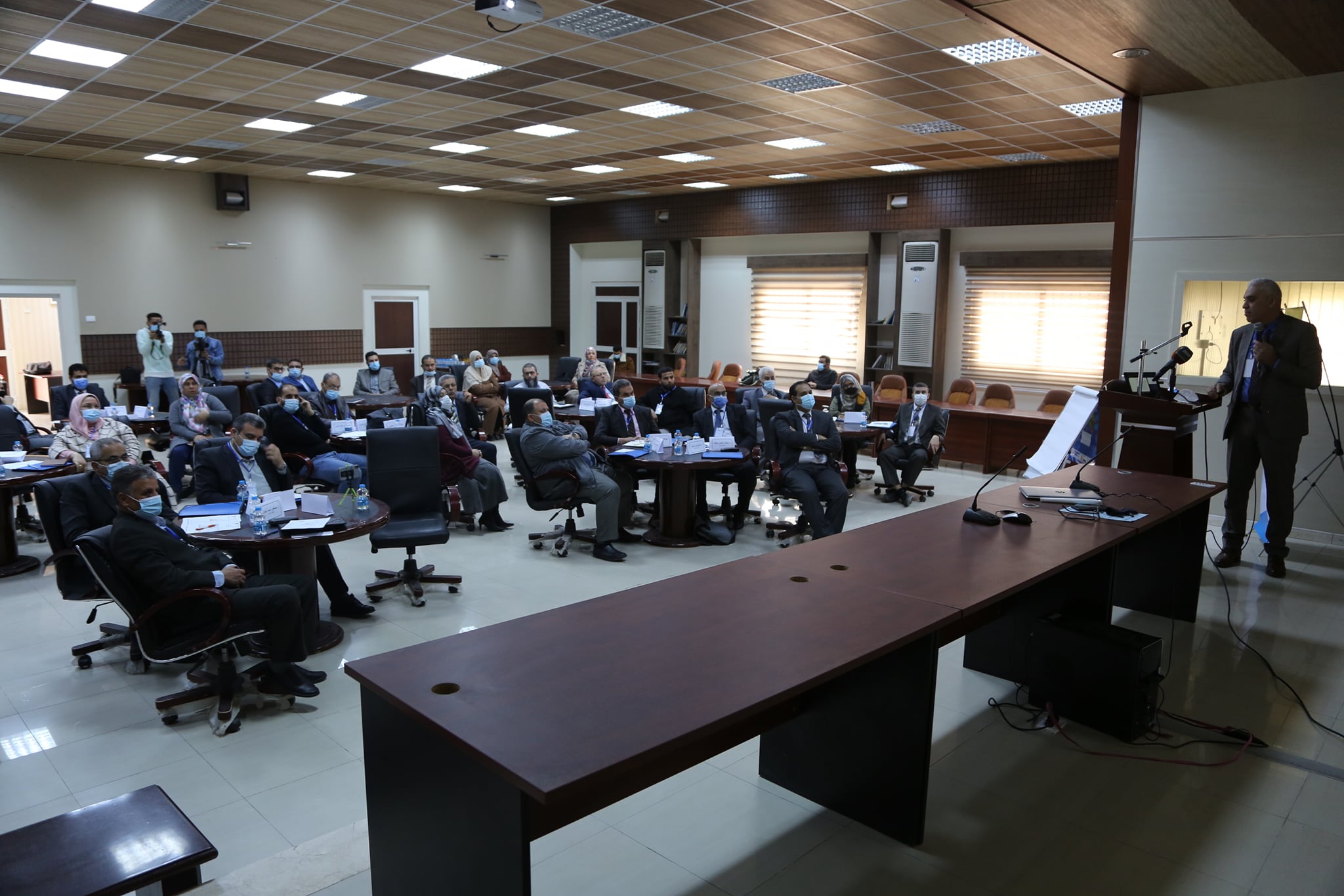 Misurata University, in Cooperation with the National Center for Quality Assurance and Accreditation of Educational and Training Institutes Hosts a Program for Training auditors for  Quality Assurance and Accreditation
                     width=