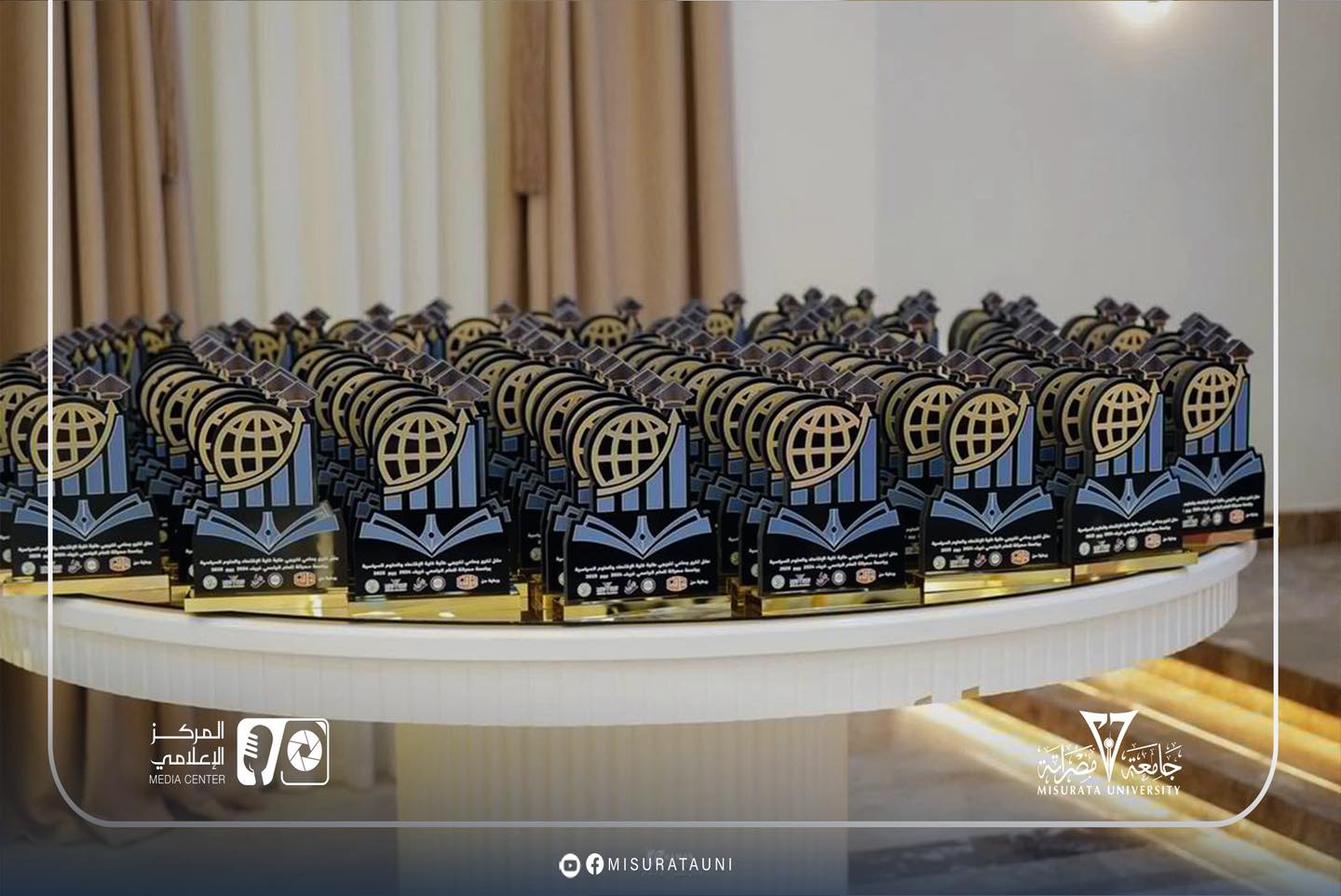 Misrata University celebrates the graduation of a new batch of students from the Faculty of Economics and Political Science
width=