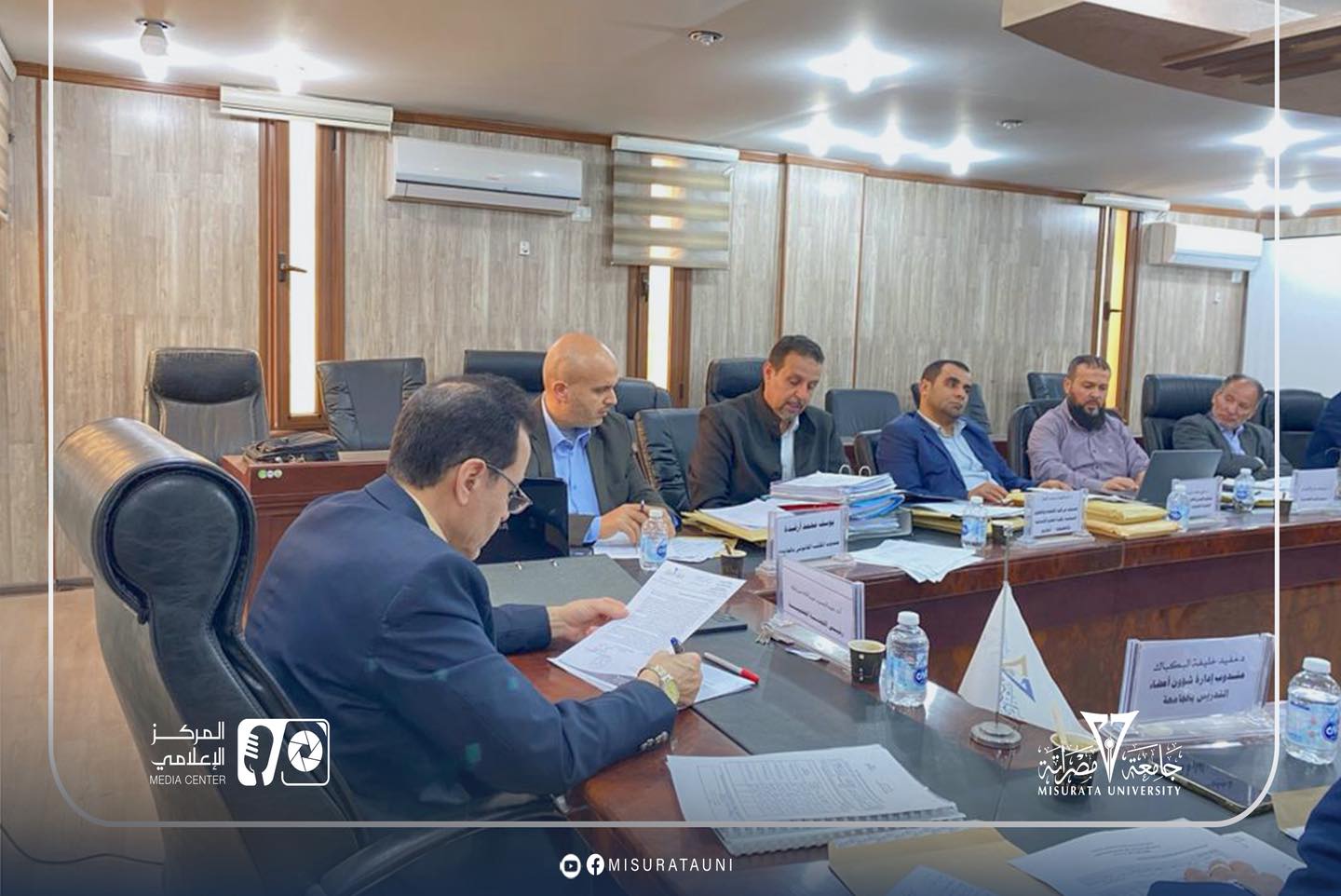 The Faculty Affairs Committee at Misrata University holds its tenth regular meeting
width=