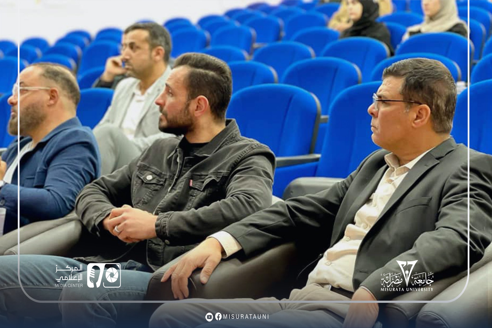A scientific lecture at the Faculty of Economics and Political Science, Misrata University, on publishing in scientific journals.
width=
