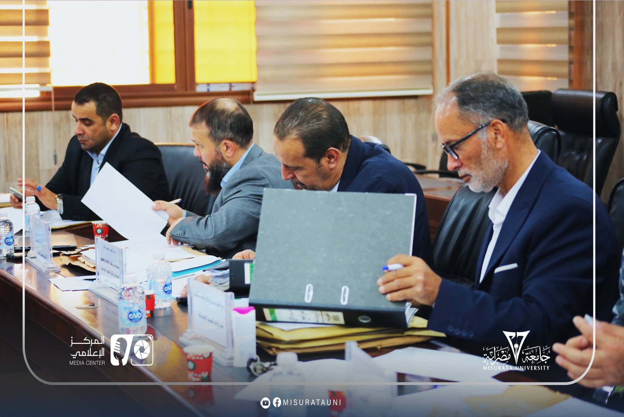 The Faculty Affairs Committee at Misrata University held its fourteenth regular meeting to discuss academic and administrative matters.
width=
