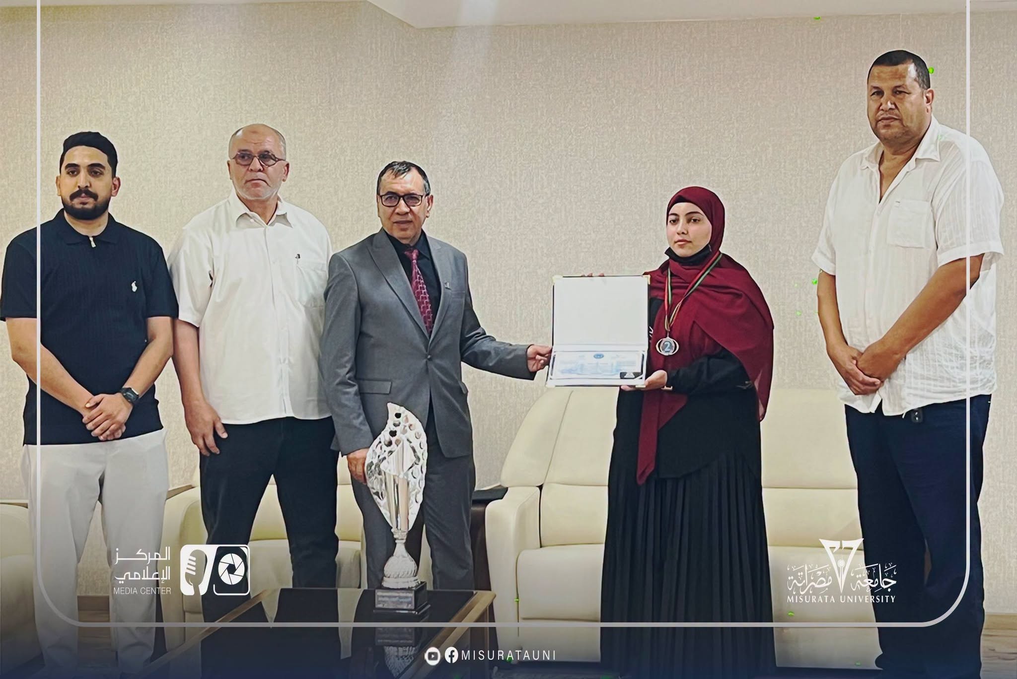 Misrata University honors the winners of the “Challenge of Minds” chess championship
                     width=