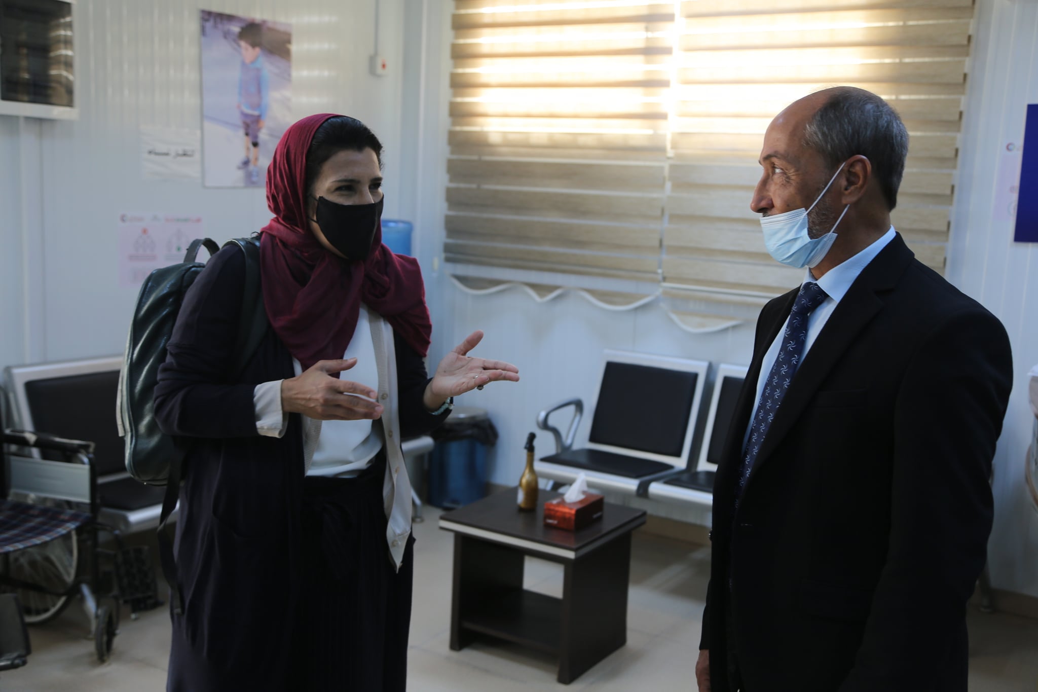 Visit of the delegation of the International Committee of the Red Cross to Misurata University Physical Rehabilitation Center – Prosthetic Limbs 
                     width=